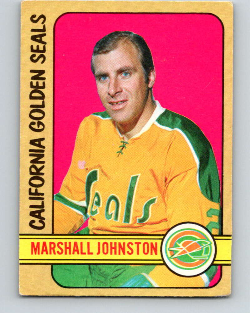 1972-73 O-Pee-Chee #171 Marshall Johnston RC Rookie California Golden Seals V4000