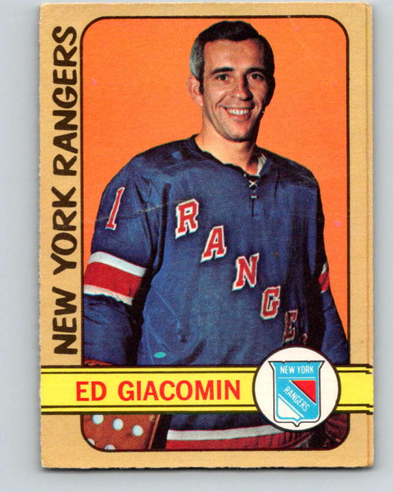 1972-73 O-Pee-Chee #173 Ed Giacomin New York Rangers V4010