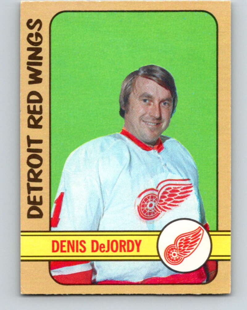 1972-73 O-Pee-Chee #184 Denis DeJordy UER Detroit Red Wings V4050