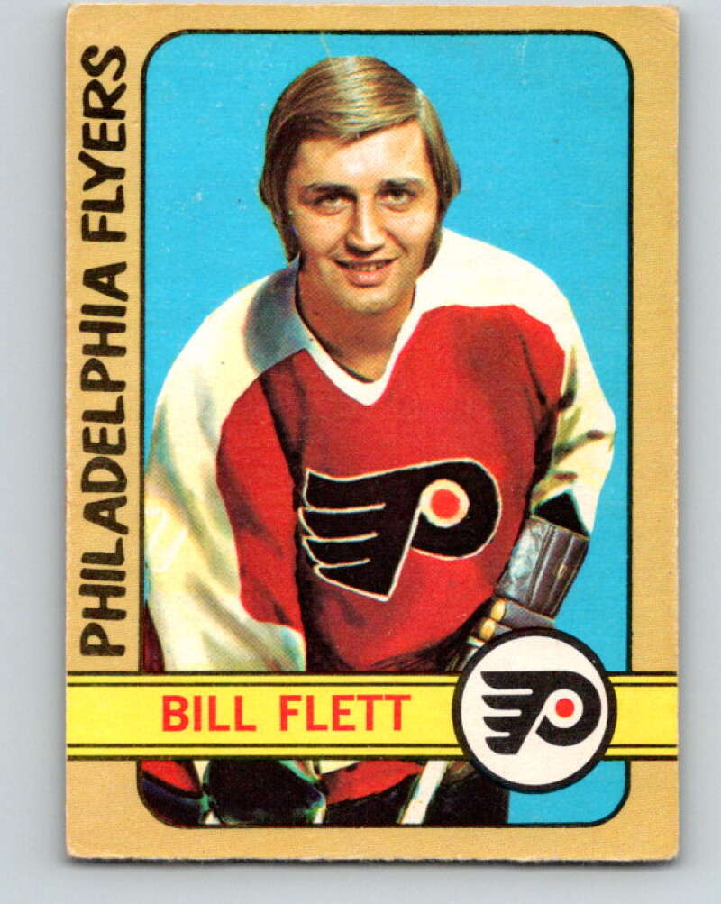 1972-73 O-Pee-Chee #187 Bill Flett Philadelphia Flyers V4063