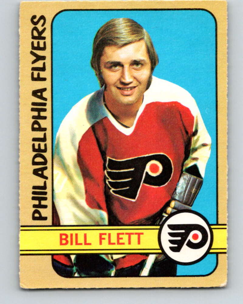 1972-73 O-Pee-Chee #187 Bill Flett Philadelphia Flyers V4064