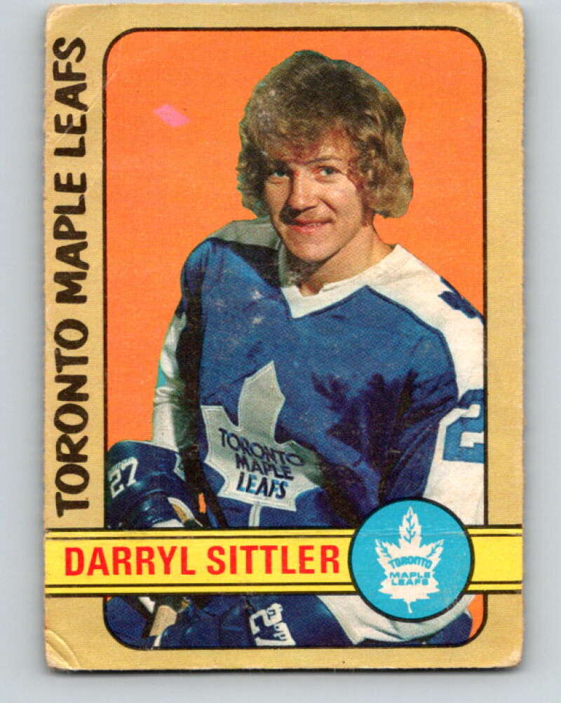 1972-73 O-Pee-Chee #188 Darryl Sittler Toronto Maple Leafs V4068