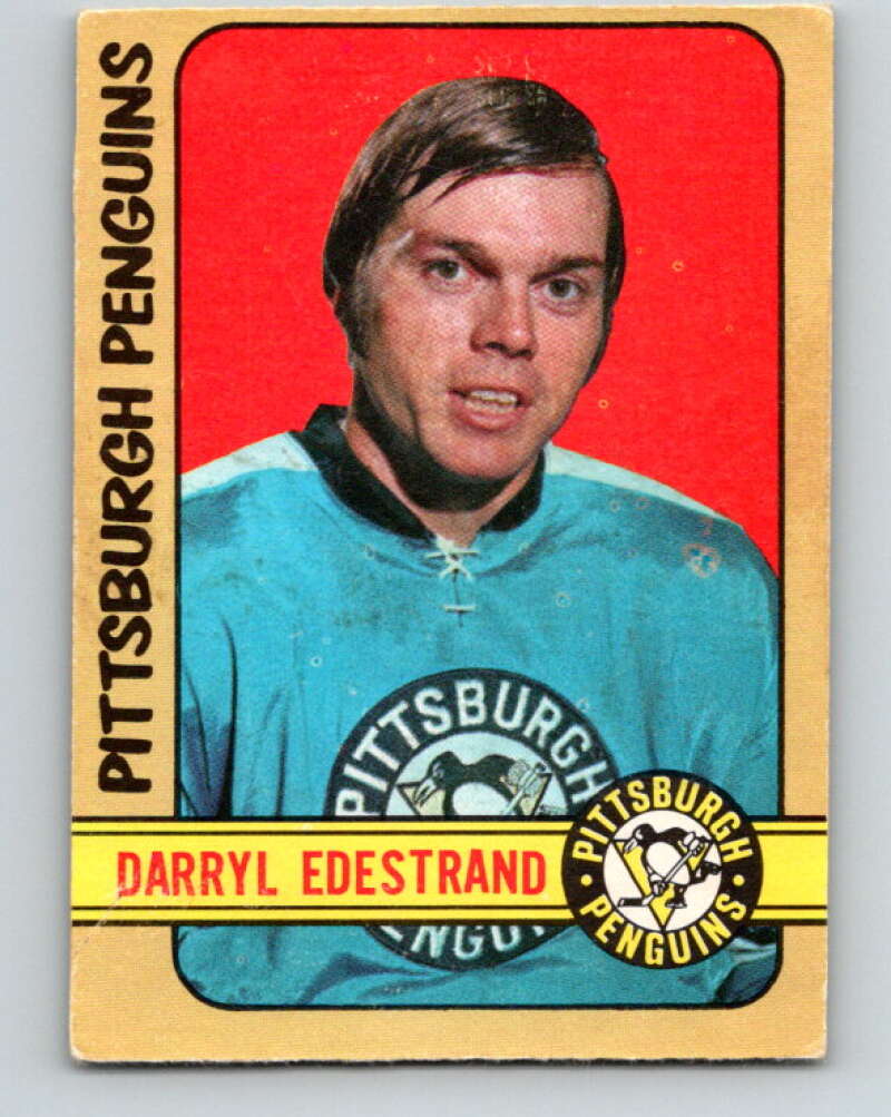 1972-73 O-Pee-Chee #195 Darryl Edestrand Pittsburgh Penguins V4093