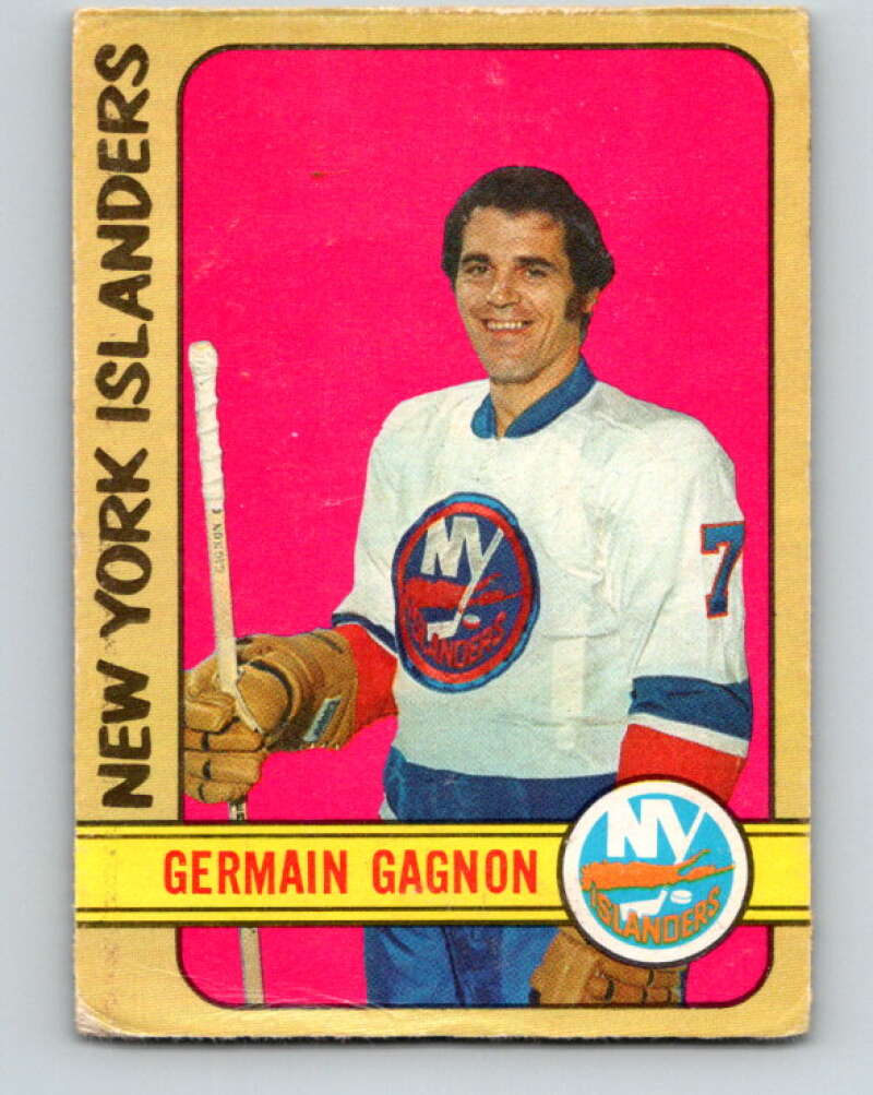 1972-73 O-Pee-Chee #200 Germain Gagnon RC Rookie New York Islanders V4110