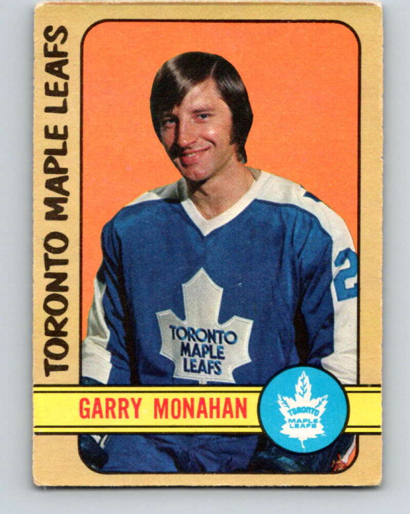 1972-73 O-Pee-Chee #207 Garry Monahan Toronto Maple Leafs V4149