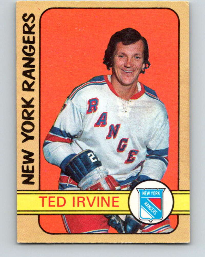 1972-73 O-Pee-Chee #212 Ted Irvine New York Rangers V4154