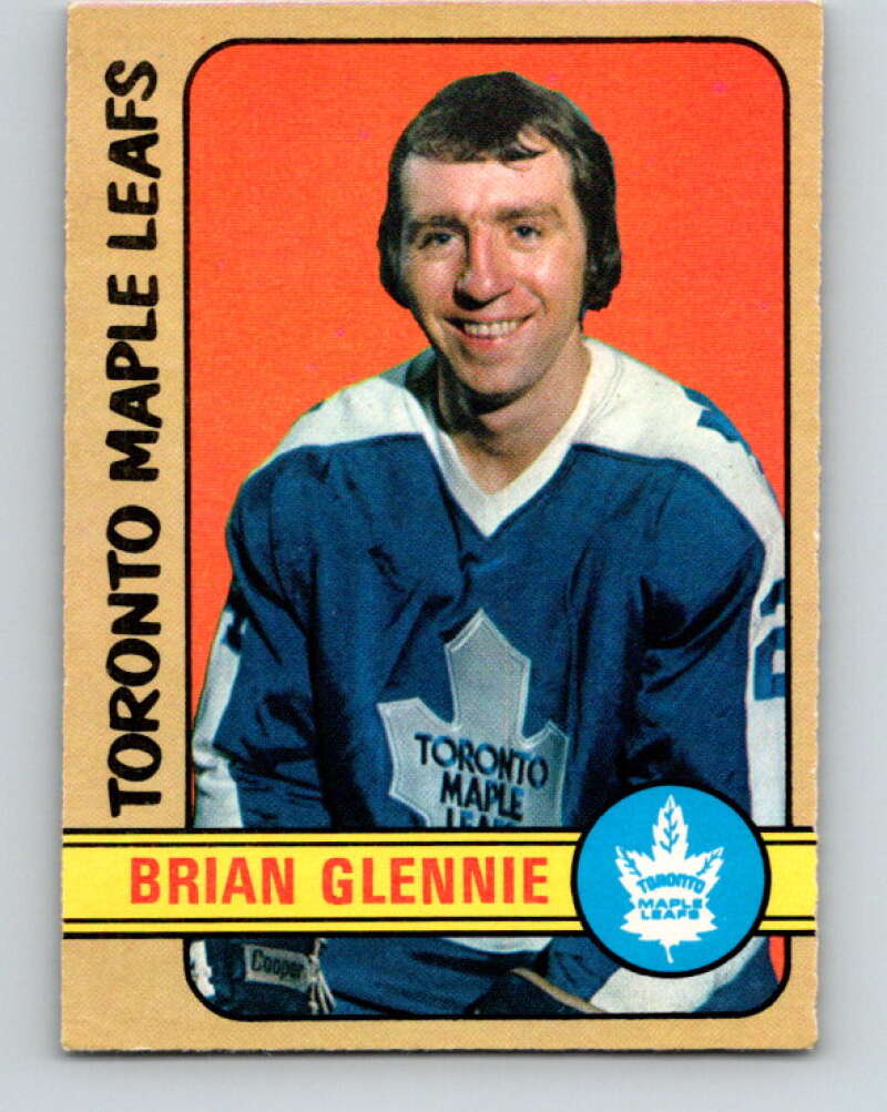 1972-73 O-Pee-Chee #216 Brian Glennie Toronto Maple Leafs V4155