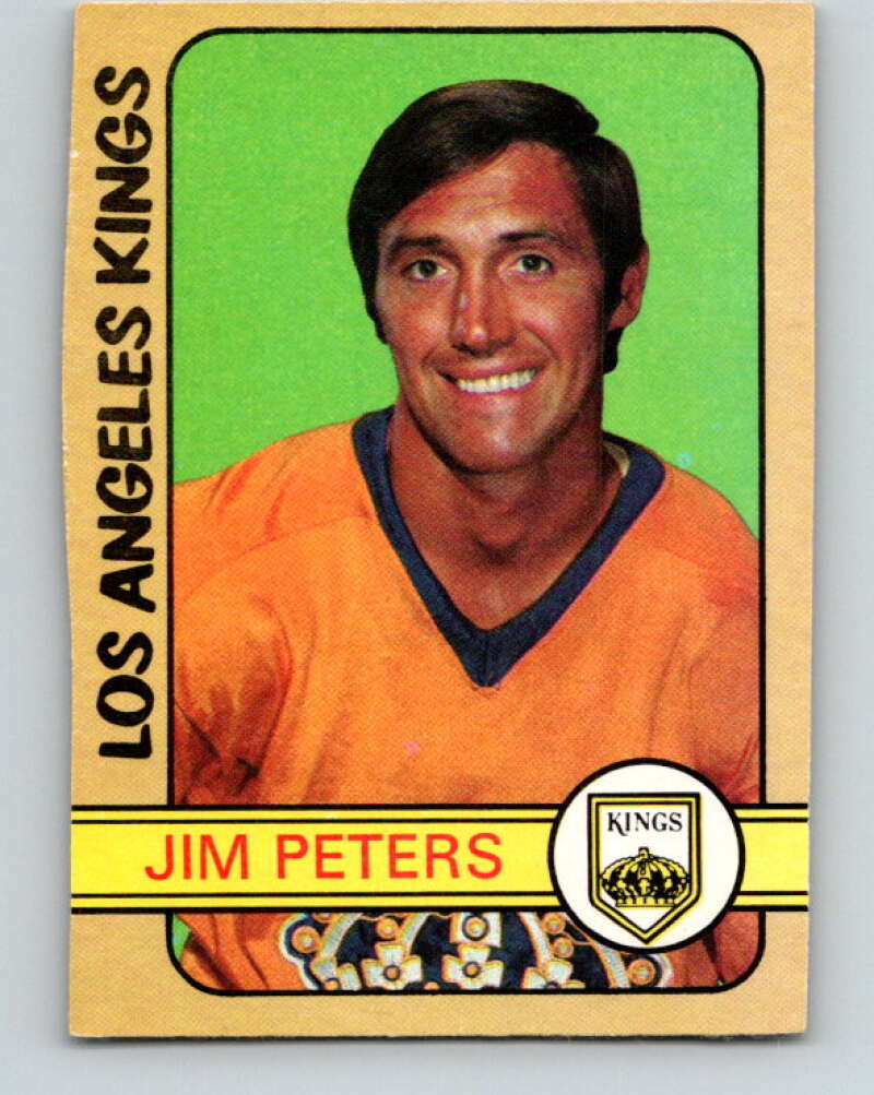 1972-73 O-Pee-Chee #224 Jim Peters Los Angeles Kings V4158