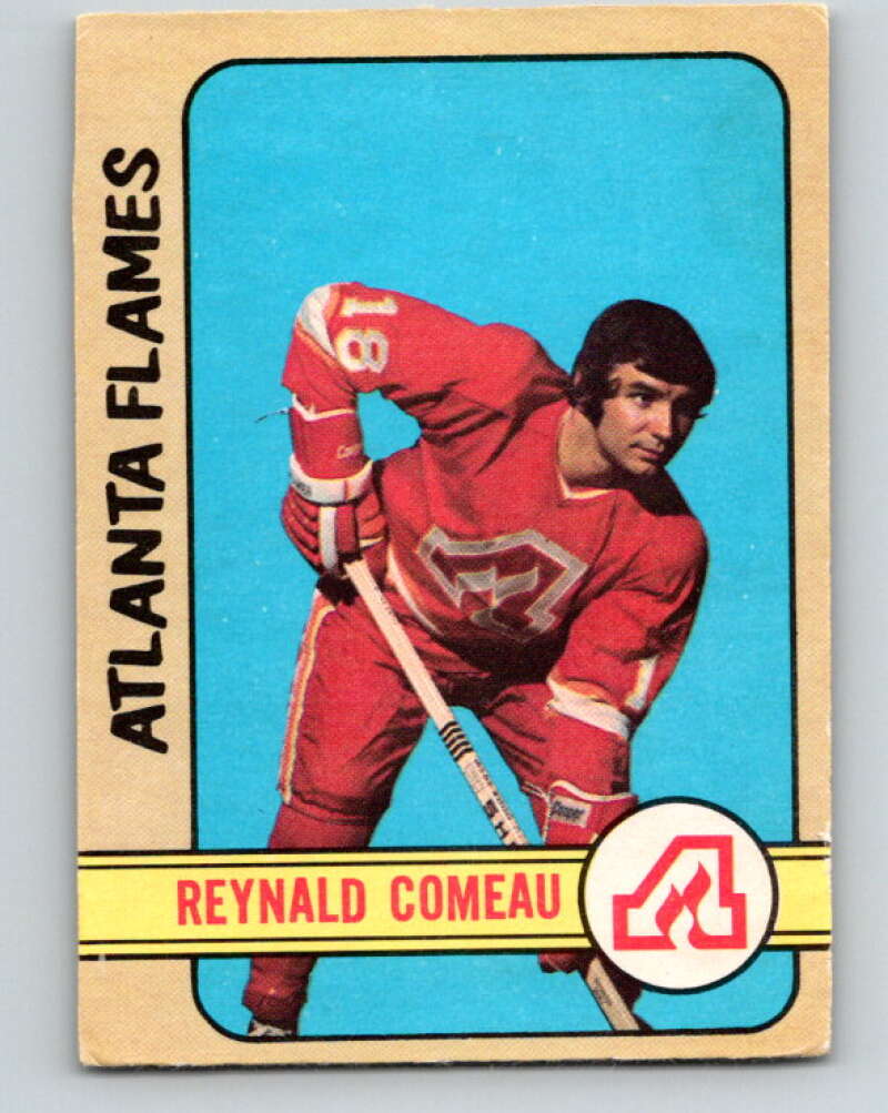 1972-73 O-Pee-Chee #239 Rey Comeau RC Rookie Atlanta Flames V4167