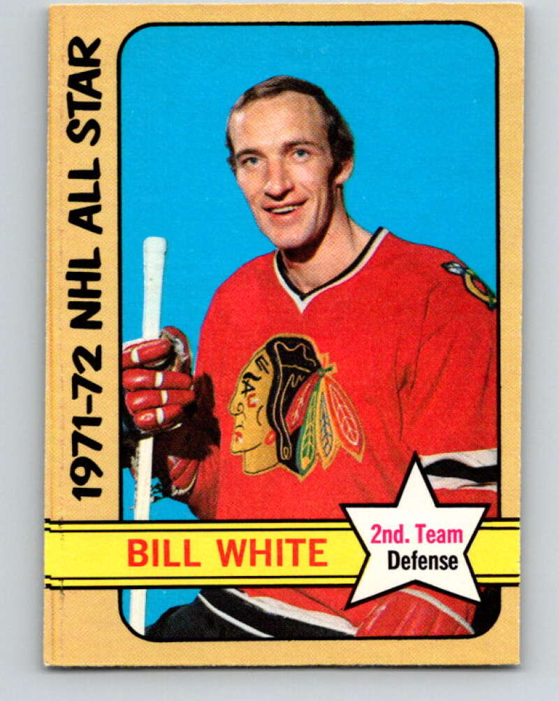 1972-73 O-Pee-Chee #248 Bill White AS Chicago Blackhawks V4171