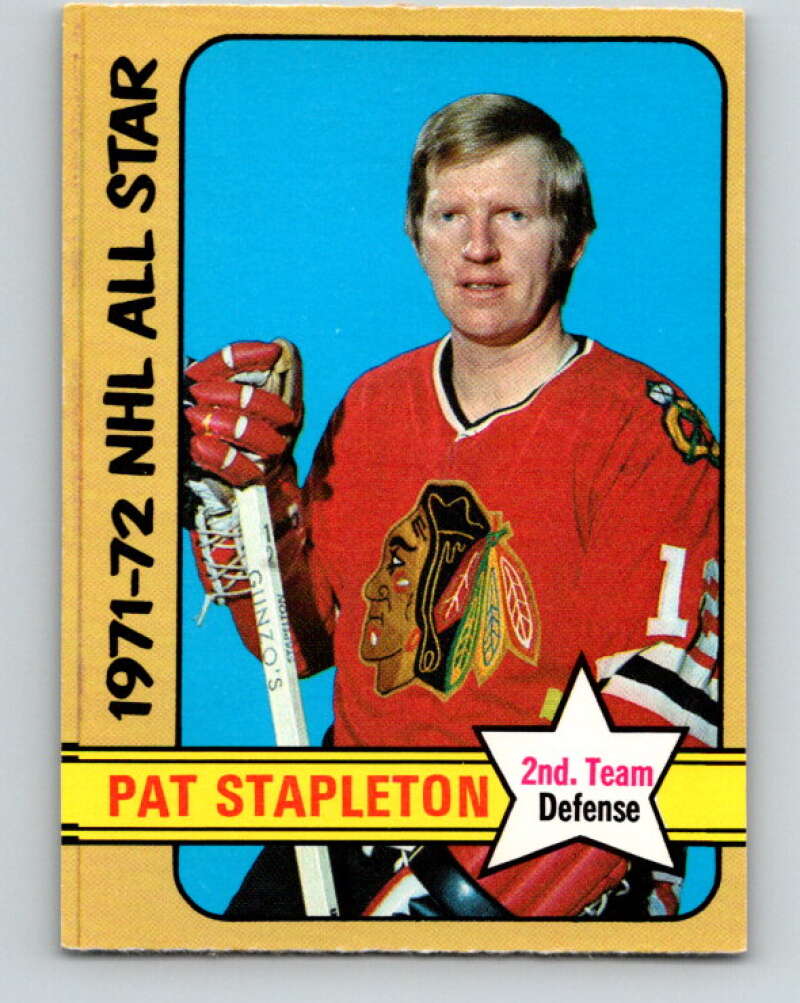 1972-73 O-Pee-Chee #249 Pat Stapleton AS Chicago Blackhawks V4172