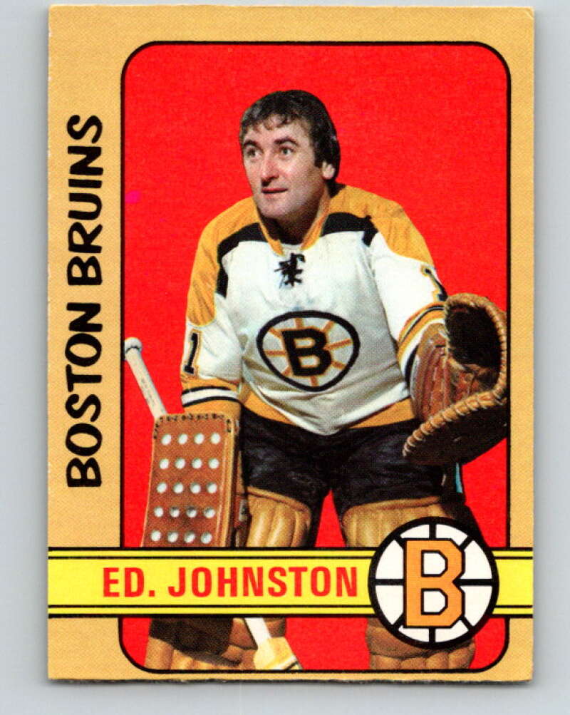 1972-73 O-Pee-Chee #261 Ed Johnston Boston Bruins V4180