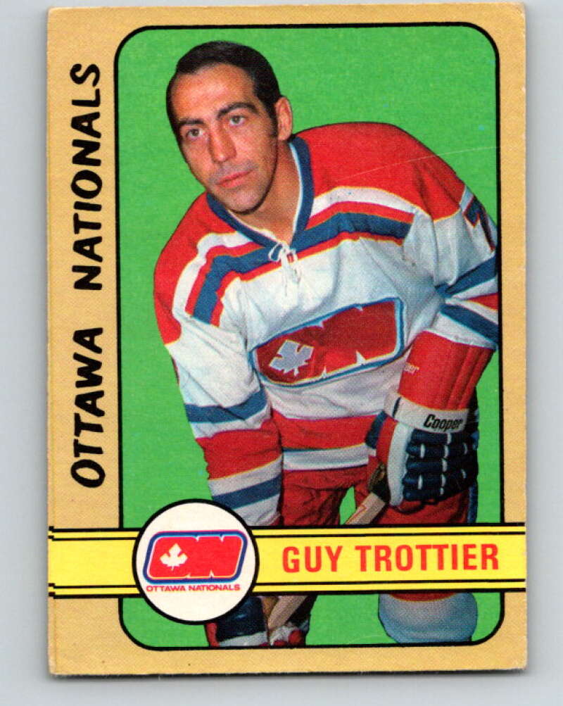 1972-73 O-Pee-Chee #326 Guy Trottier See Scans Ottawa Nationals V4206