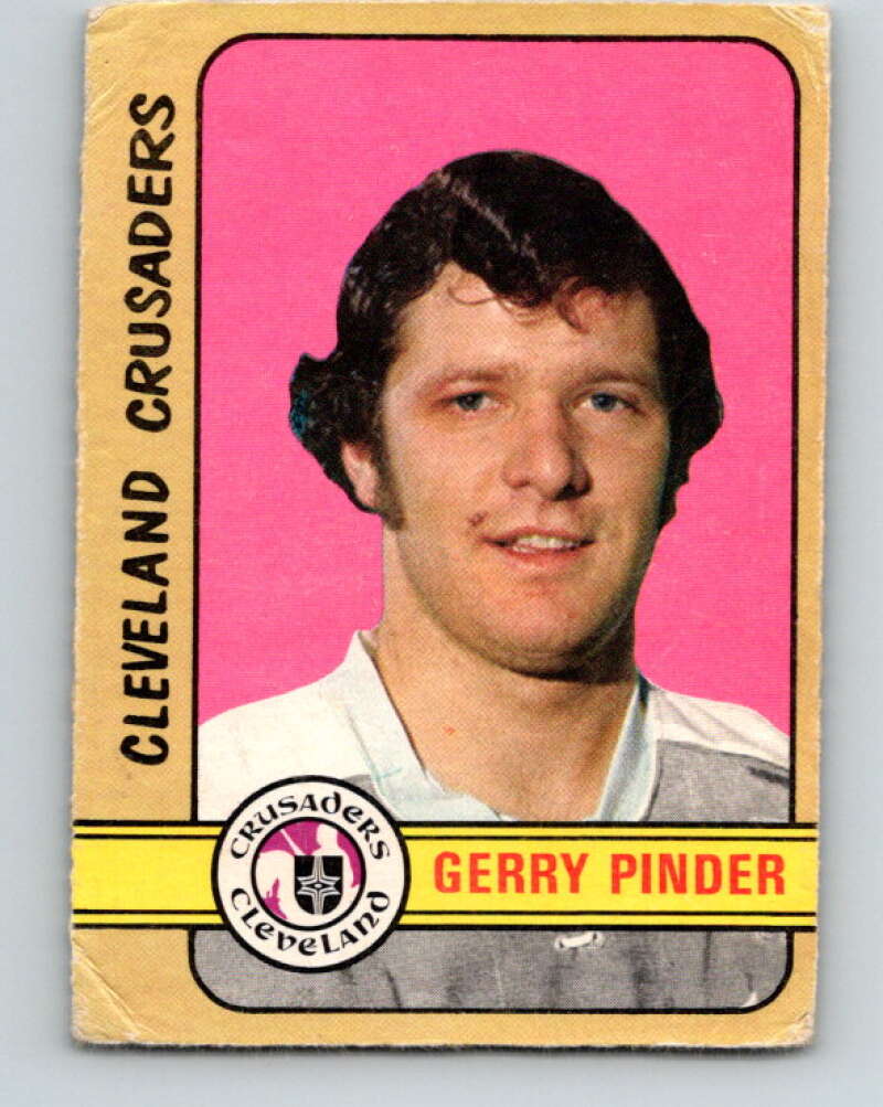1972-73 O-Pee-Chee #341 Gerry Pinder See Scans Cleveland Crusaders V4211