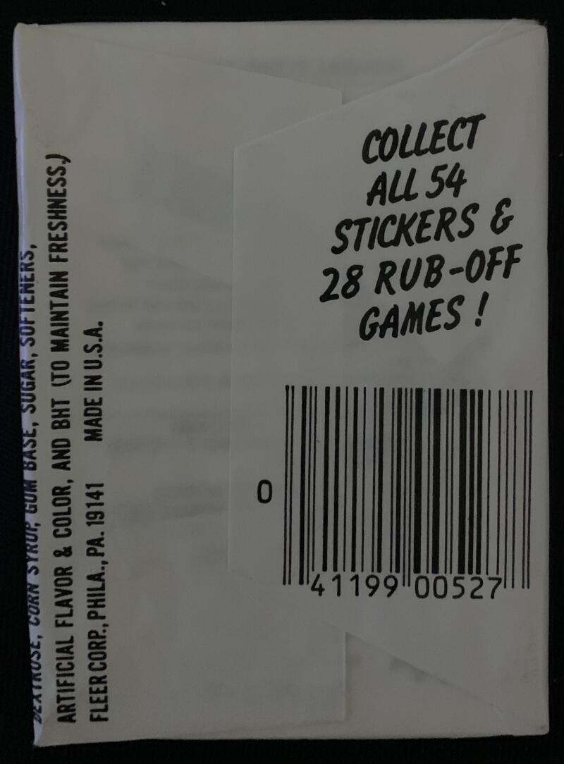 1980 Fleer Pac Man Sealed Wax Hobby Trading Pack PK-16