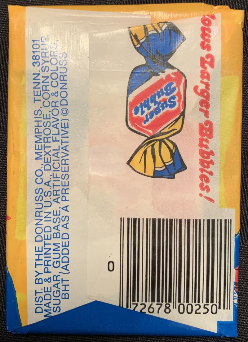 1983 Donruss Magnum P.I. Tom Selleck Sealed Wax Hobby Trading Pack PK-23