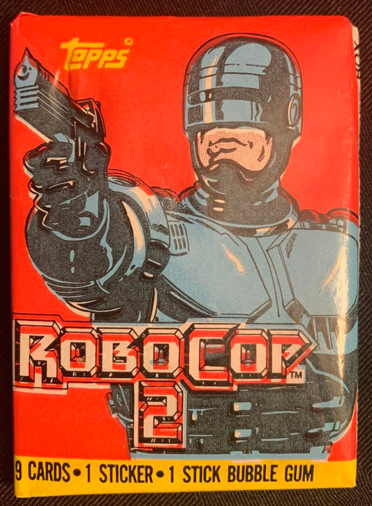 1990 Topps RoboCop 2 Movie Sealed Wax Hobby Trading Pack PK-28