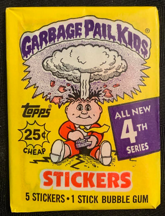 1986 Garbage Pail Kids Series 4 Sealed Wax Hobby Trading Pack PK-54