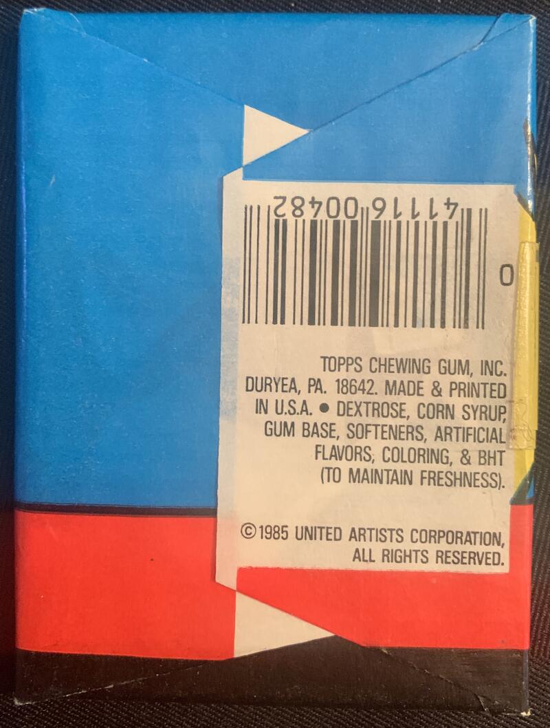 1985 Topps Rocky IV "Drago" Sealed Wax Hobby Trading Pack PK-88