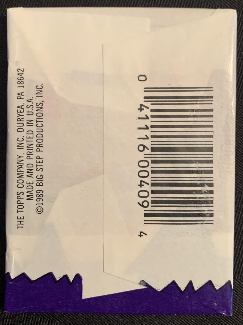 1989 Topps New Kids on Block Series 1 Sealed Wax Hobby Trading Pack PK-104