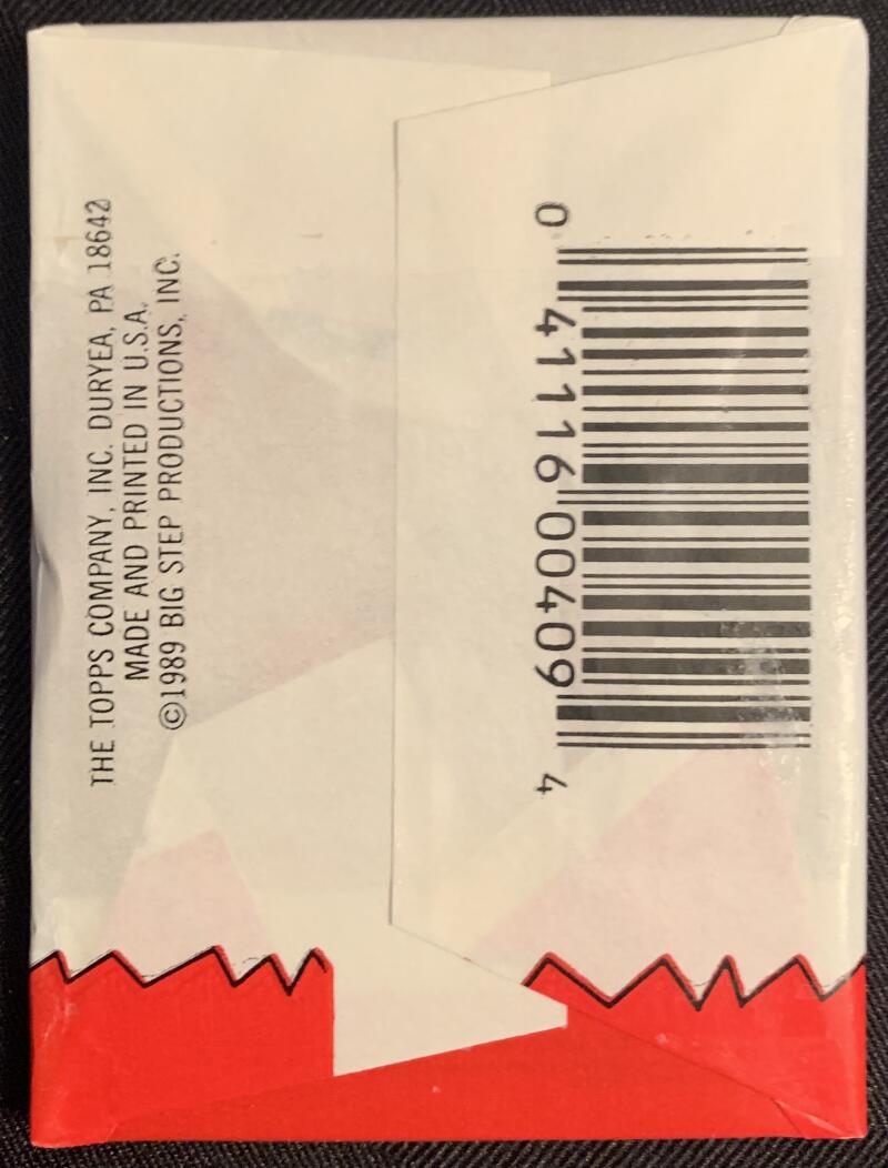 1989 Topps New Kids on Block Series 2 Sealed Wax Hobby Trading Pack PK-106