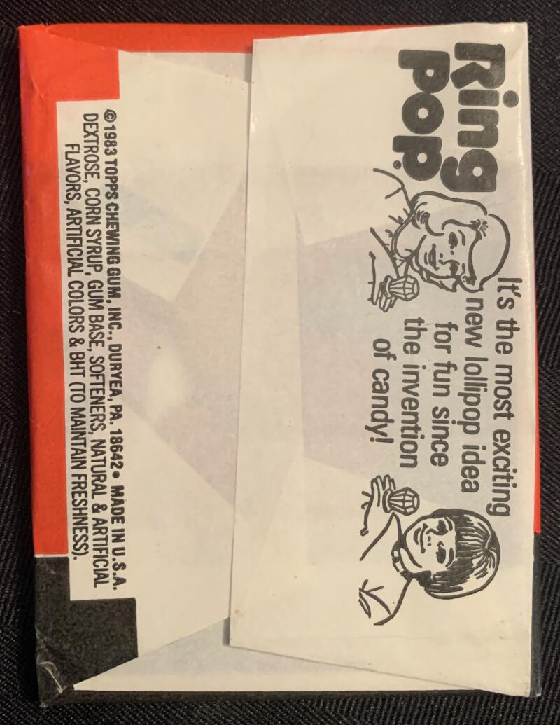 1983 Topps Video City Games Sealed Wax Hobby Trading Pack PK-118