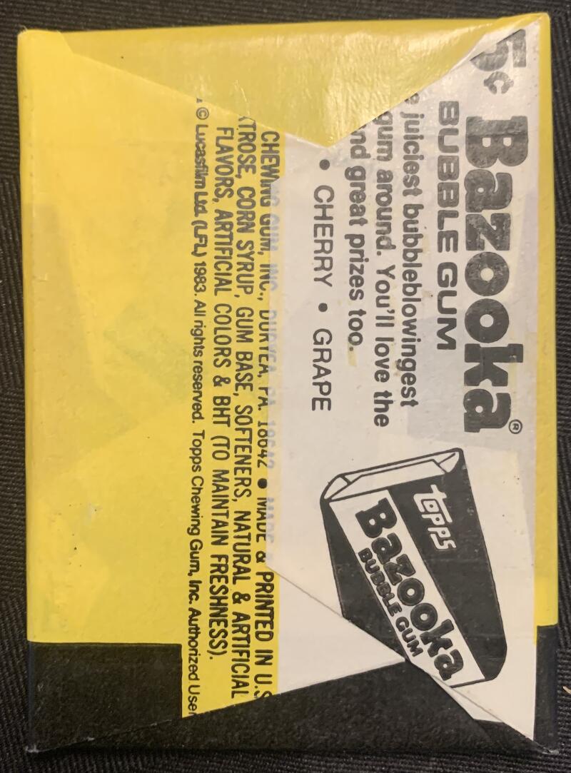 1983 Topps Star Wars Return of Jedi Sealed Wax Hobby Trading Pack PK-138