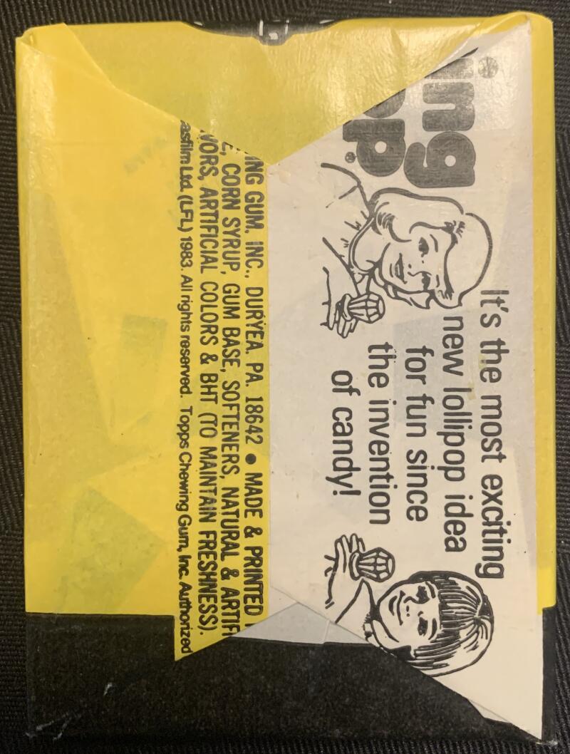 1983 Topps Star Wars Return of Jedi Sealed Wax Hobby Trading Pack PK-140