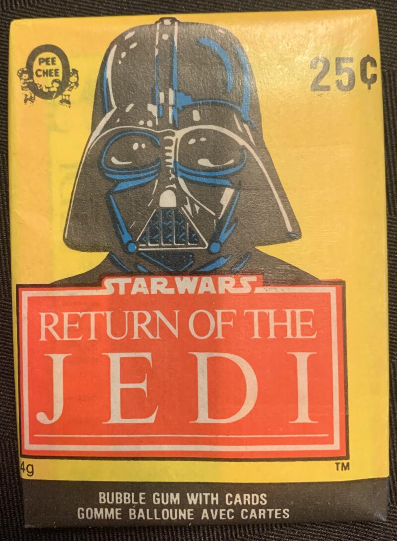 1983 OPC Star Wars Return of Jedi Sealed Wax Hobby Trading Pack PK-139