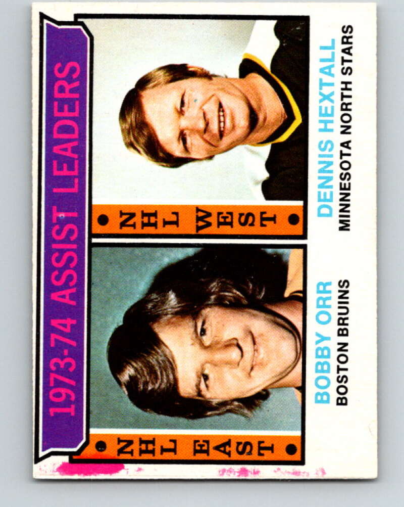 1974-75 O-Pee-Chee #2 Dennis Hextall LL Minnesota North Stars V4215