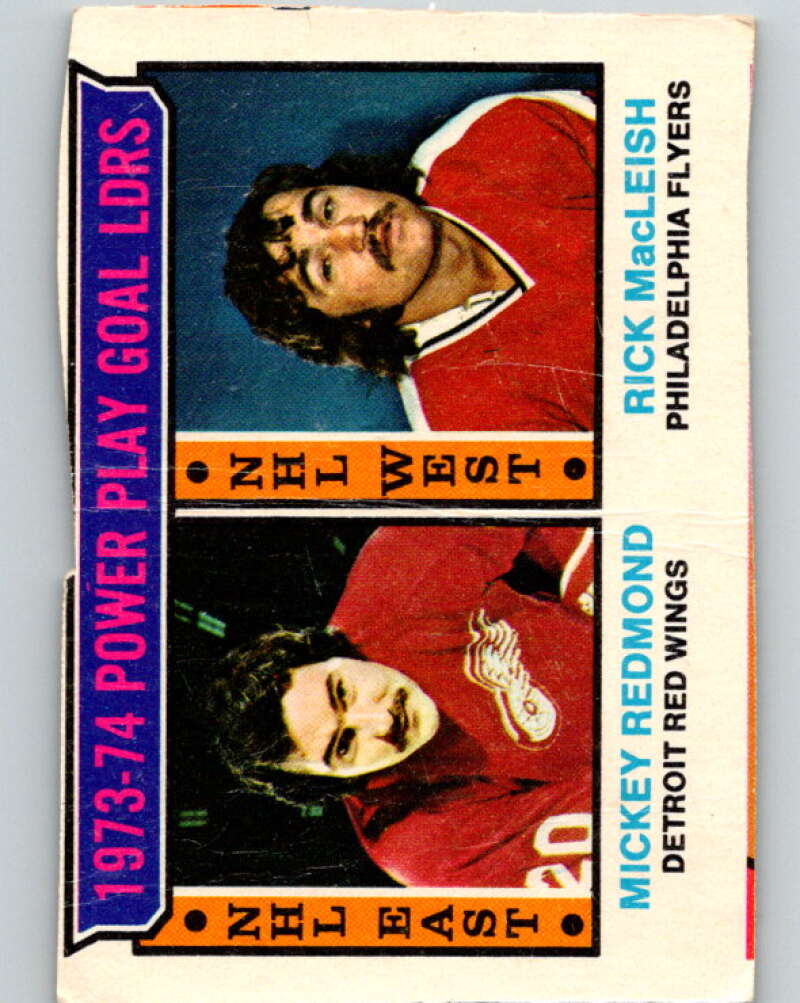 1974-75 O-Pee-Chee #6 Rick MacLeish LL Philadelphia Flyers V4226
