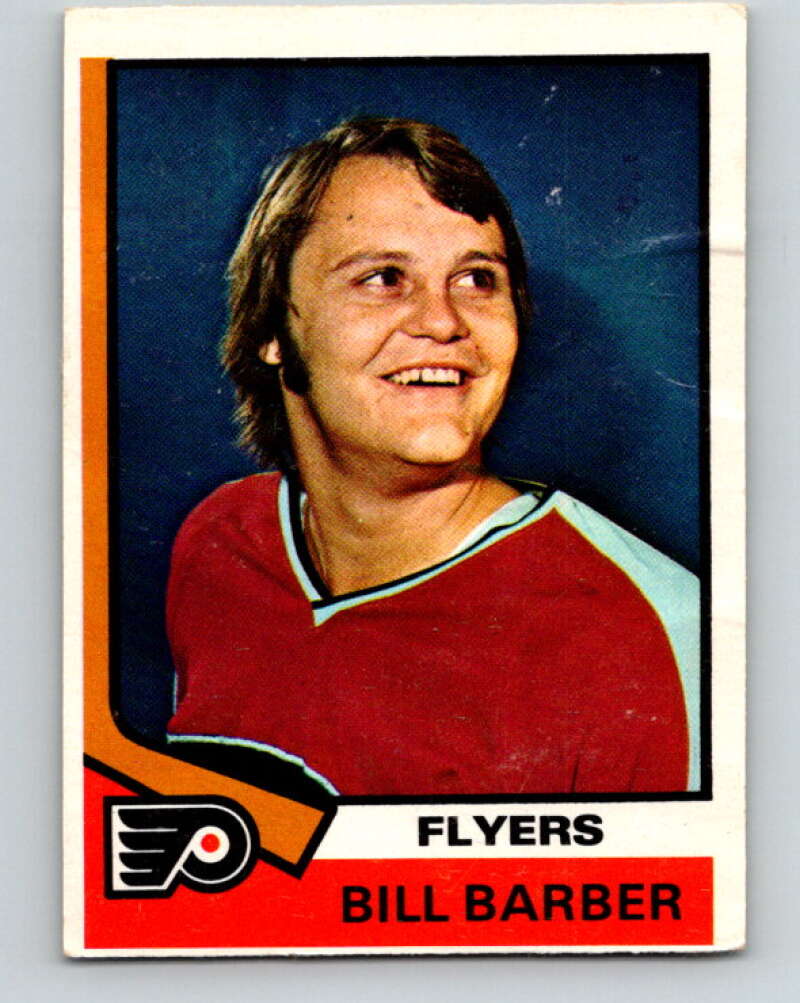 1974-75 O-Pee-Chee #8 Bill Barber Philadelphia Flyers V4230
