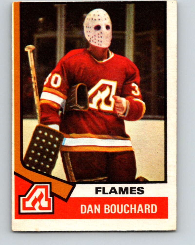 1974-75 O-Pee-Chee #15 Dan Bouchard Atlanta Flames V4247