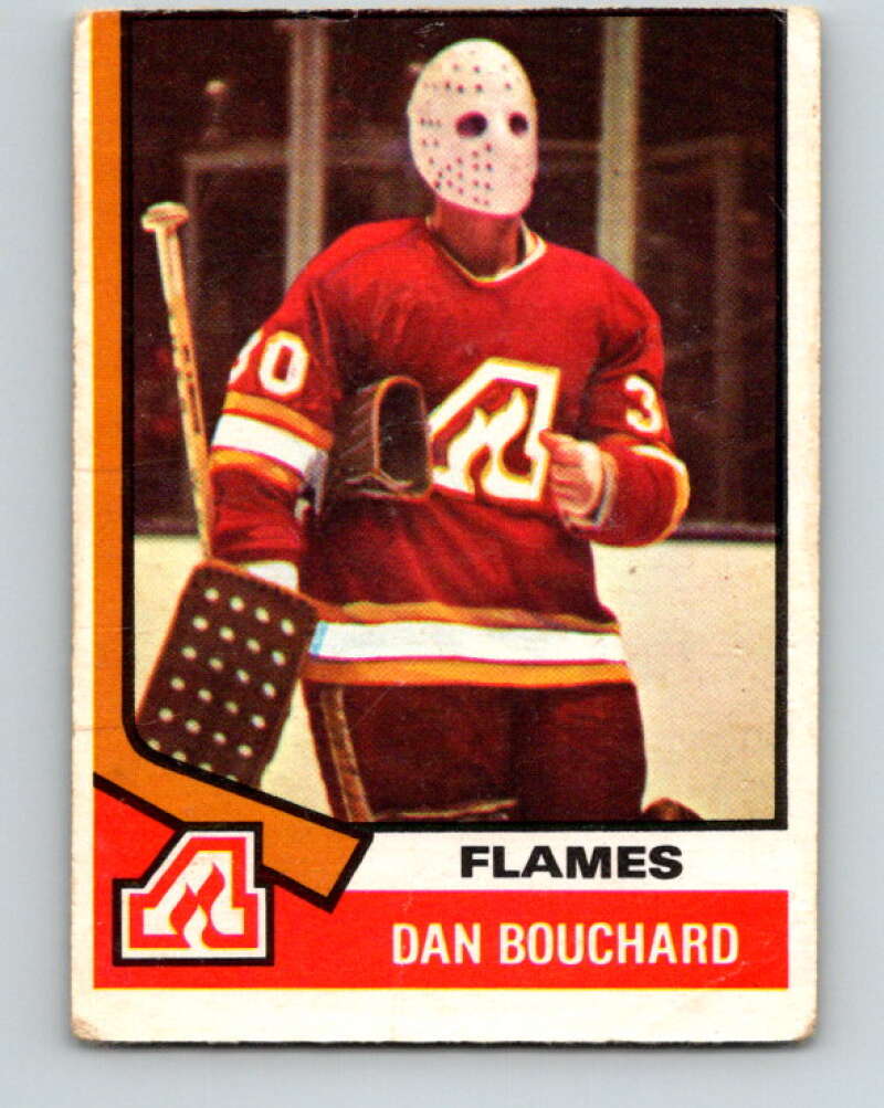 1974-75 O-Pee-Chee #15 Dan Bouchard Atlanta Flames V4248