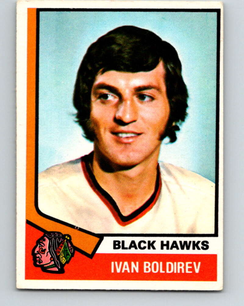1974-75 O-Pee-Chee #16 Ivan Boldirev Chicago Blackhawks V4250