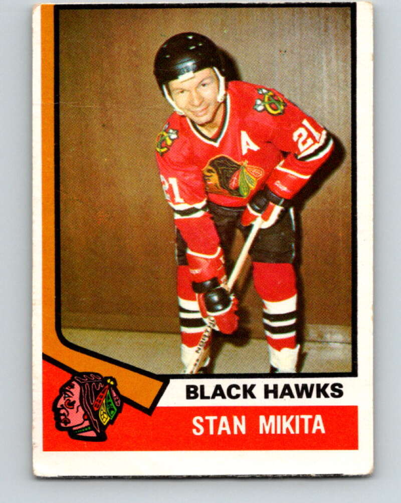 1974-75 O-Pee-Chee #20 Stan Mikita Chicago Blackhawks V4262