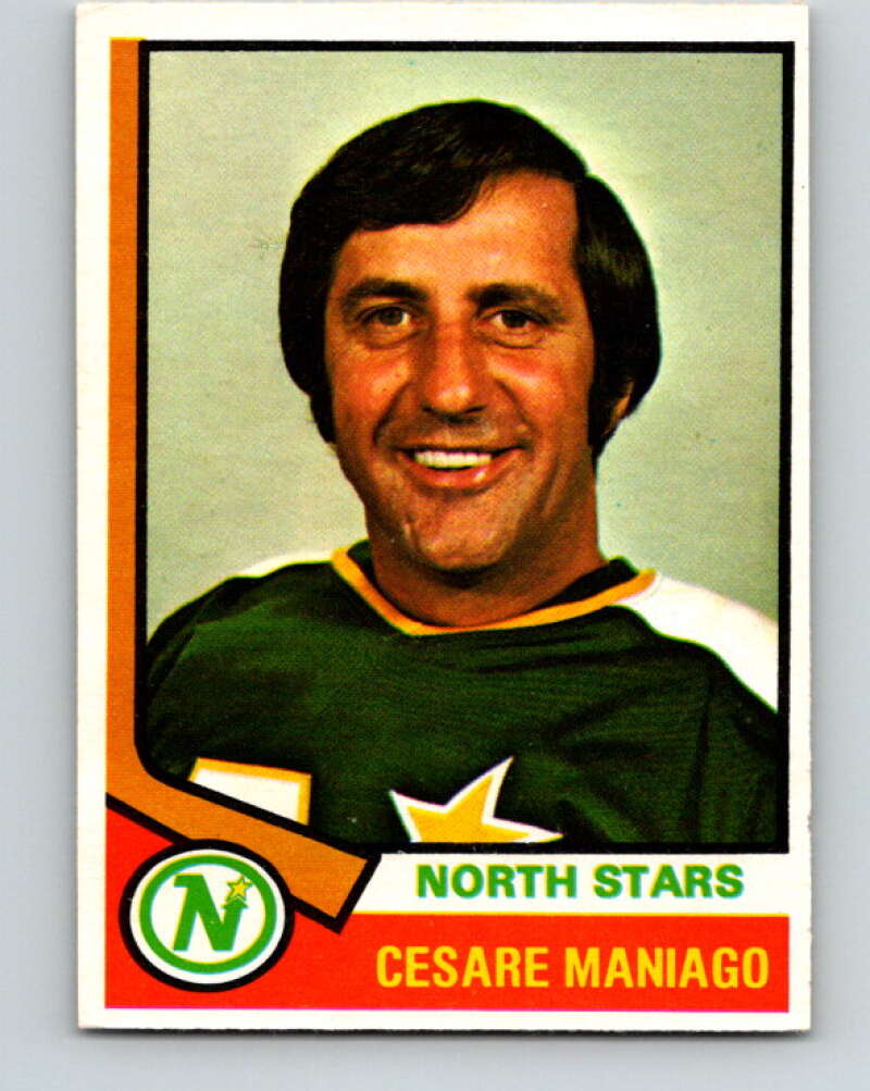 1974-75 O-Pee-Chee #26 Cesare Maniago Minnesota North Stars V4274