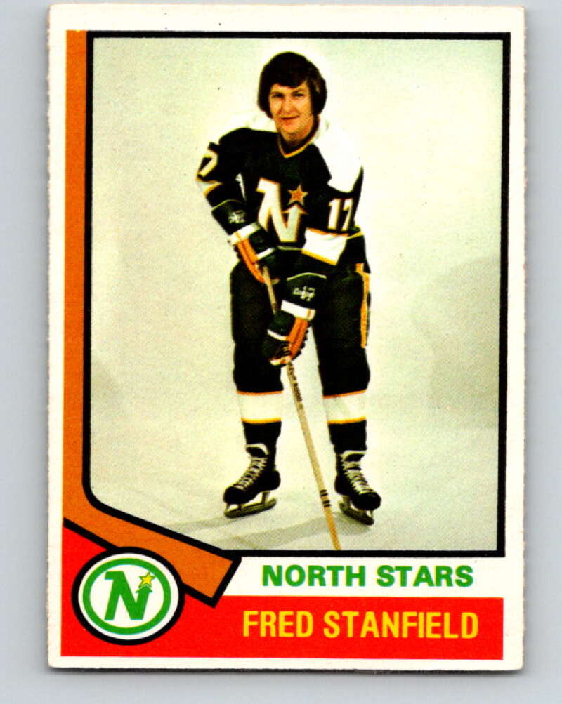 1974-75 O-Pee-Chee #31 Fred Stanfield Minnesota North Stars V4285