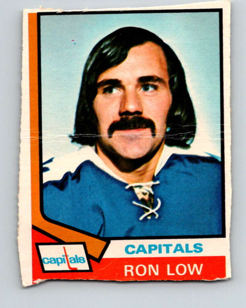 1974-75 O-Pee-Chee #39 Ron Low Washington Capitals V4302