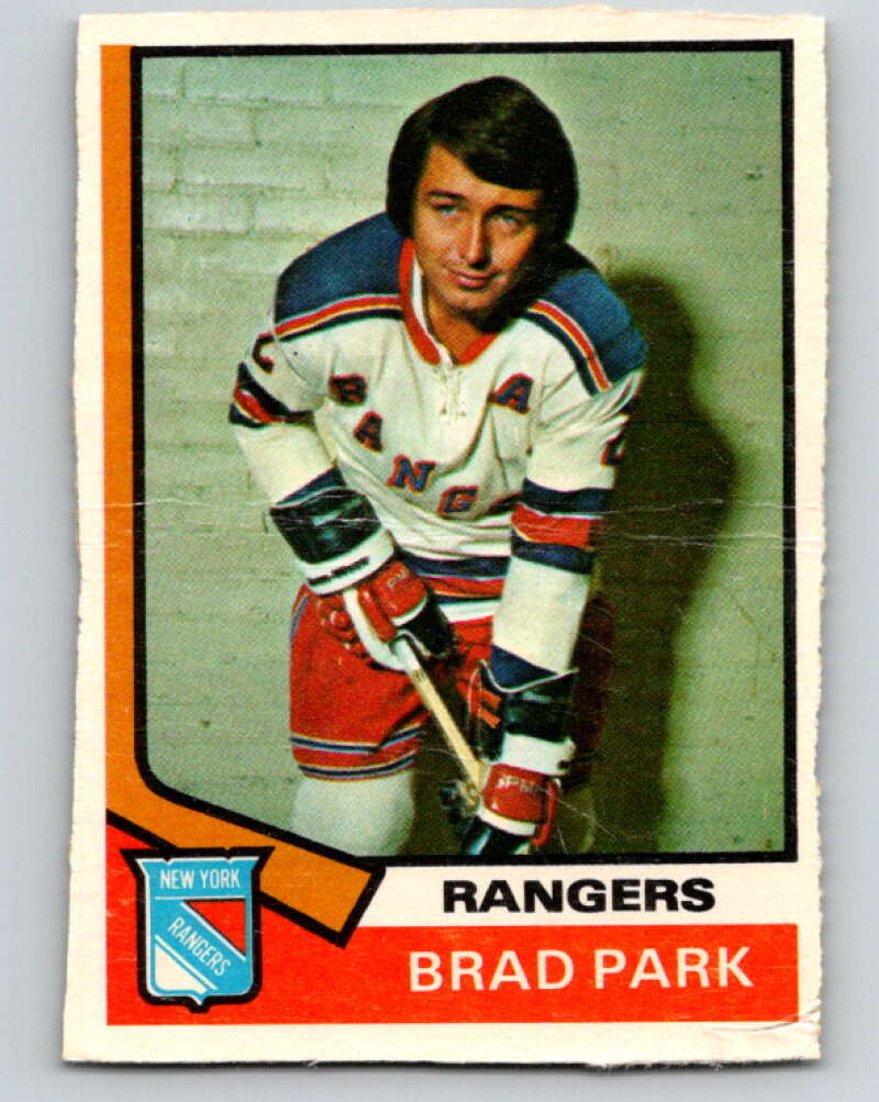 1974-75 O-Pee-Chee #50 Brad Park New York Rangers V4325