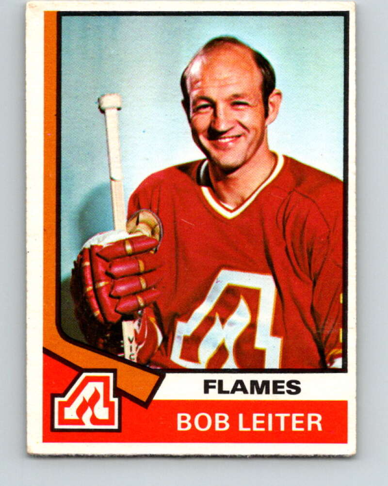 1974-75 O-Pee-Chee #51 Bob Leiter Atlanta Flames V4326