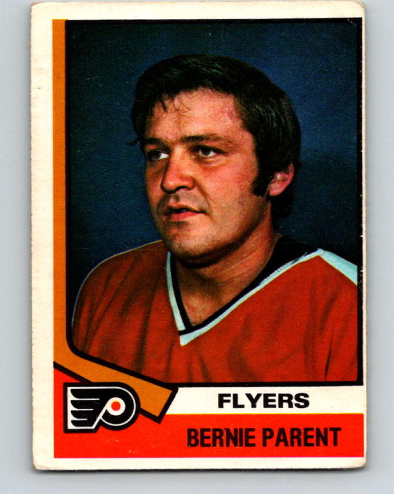 1974-75 O-Pee-Chee #60 Bernie Parent Philadelphia Flyers V4345