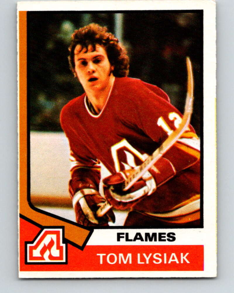 1974-75 O-Pee-Chee #68 Tom Lysiak RC Rookie Atlanta Flames V4364