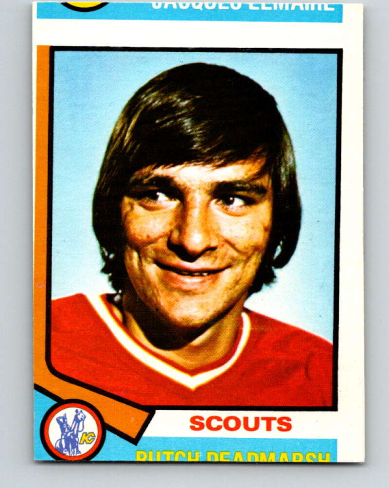 1974-75 O-Pee-Chee #73 Butch Deadmarsh Kansas City Scouts V4372