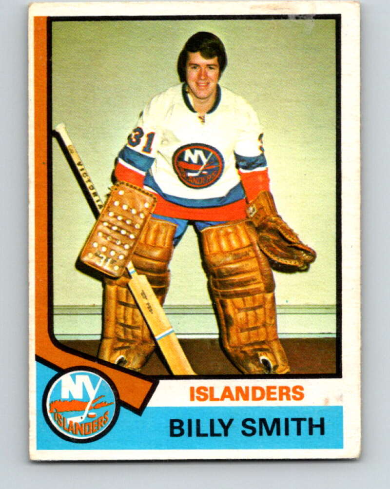 1974-75 O-Pee-Chee #82 Billy Smith New York Islanders V4388