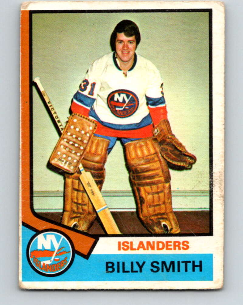 1974-75 O-Pee-Chee #82 Billy Smith New York Islanders V4389