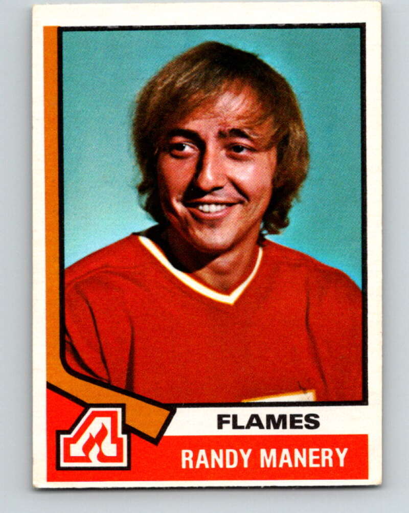 1974-75 O-Pee-Chee #86 Randy Manery Atlanta Flames V4399