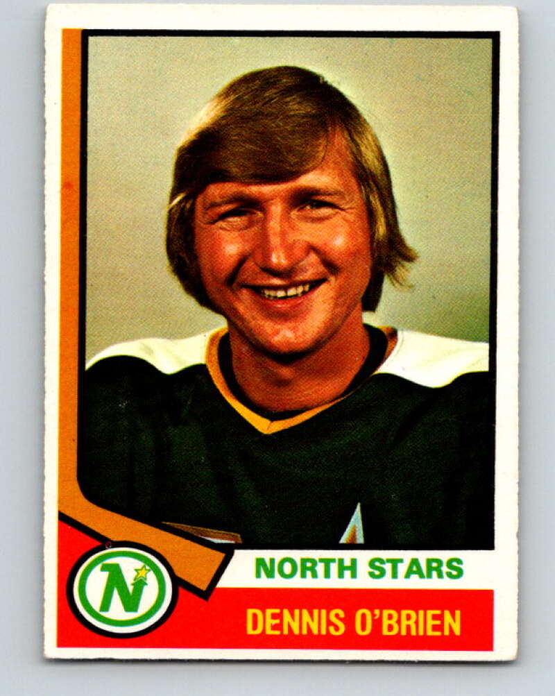 1974-75 O-Pee-Chee #96 Dennis O'Brien Minnesota North Stars V4414