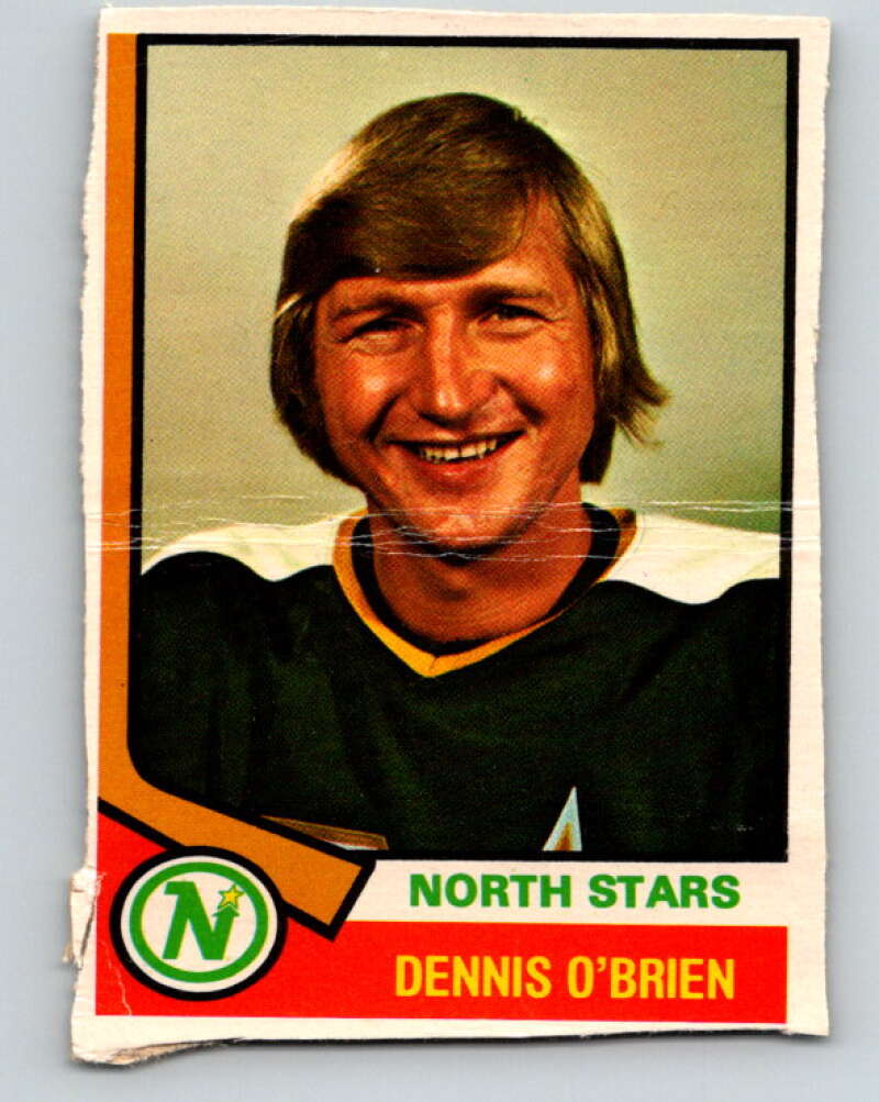 1974-75 O-Pee-Chee #96 Dennis O'Brien Minnesota North Stars V4415