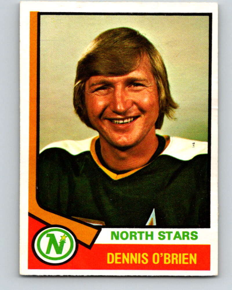 1974-75 O-Pee-Chee #96 Dennis O'Brien Minnesota North Stars V4416